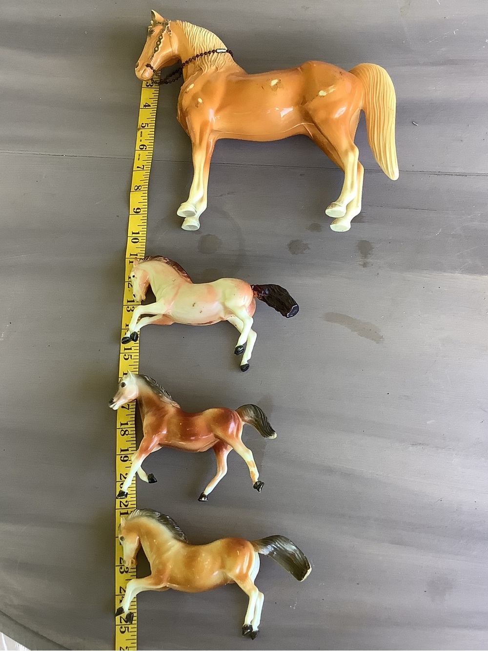 Vintage MCM 1950’s Retro Plastic Western Horse Toy Play Set - Picture 8 of 8